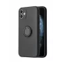iLike Apple iPhone 13 Pro Max Silikon Ring Hülle Schwarz