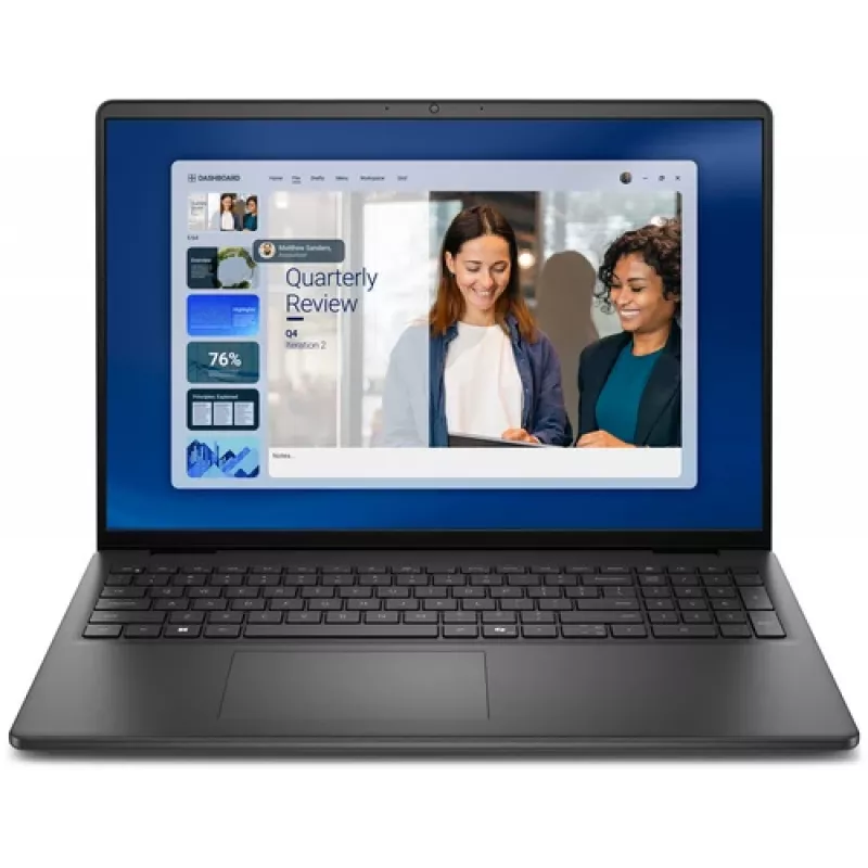 Dell 16 DC16255 Laptop | Ryzen 7 7730U | 16GB RAM | 512GB SSD | 16 Zoll FHD+ | Windows 11 Pro | Carbon Black