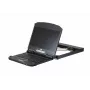 ATEN CL3800NW 18,5 Zoll Dual-Rail-LCD-KVM-Konsole - DVI, USB, 1U Rack-Montage, Full HD
