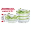 MPM Pilztrockner MSG-06 - 5-Etagen Dörrgerät, 250W, einstellbare Temperatur 35-70°C, Weiß