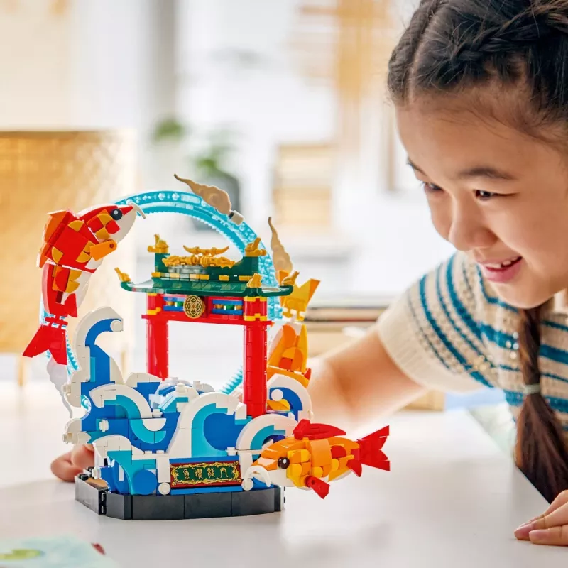 LEGO 80120 Prosperity Carp Leaping Bauset