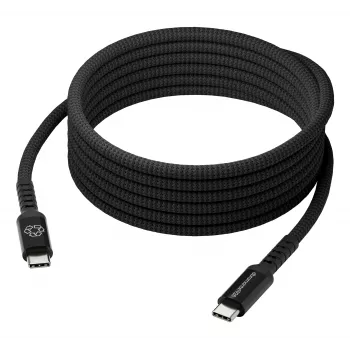 dbramante1928 Copenhagen USB-C auf USB-C geflochtenes Kabel 1m Schwarz
