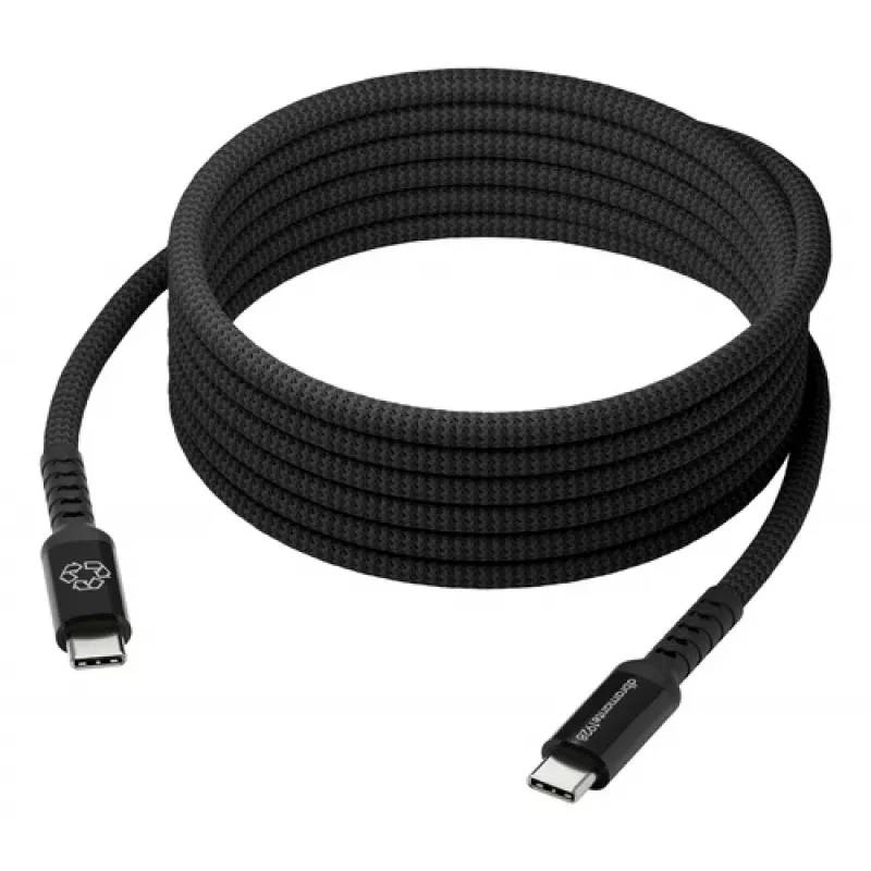 dbramante1928 Copenhagen USB-C auf USB-C geflochtenes Kabel 1m Schwarz