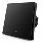 Qoltec 52722 Smart-WLAN-Lichtschalter, 1-Kanal, Touchpanel, Timer, Tuya/Smart Life, Schwarz