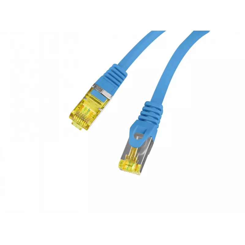 LANBERG Cat.6A S/FTP LSZH Kupfer-Patchkabel 20m Blau Fluke Passed