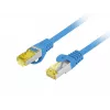 LANBERG Cat.6A S/FTP LSZH Kupfer-Patchkabel 20m Blau Fluke Passed