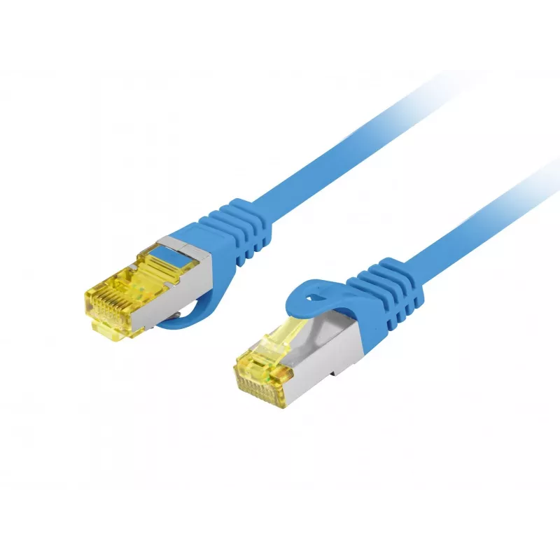 LANBERG Cat.6A S/FTP LSZH Kupfer-Patchkabel 20m Blau Fluke Passed