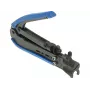 DELTA HLT-548 Professionelles Netzwerk-Crimpwerkzeug für RJ45 RJ12 RJ11 mit Cutter und Abisolierer