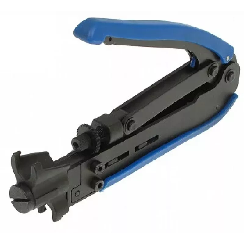 DELTA HLT-548 Professionelles Netzwerk-Crimpwerkzeug für RJ45 RJ12 RJ11 mit Cutter und Abisolierer