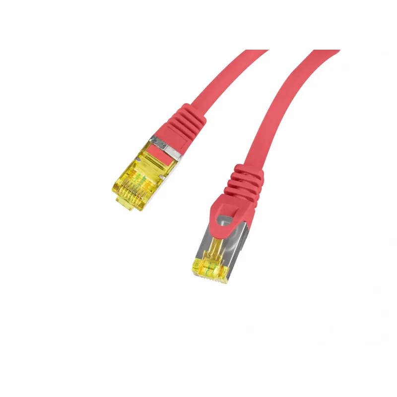 LANBERG Cat.6A S/FTP LSZH Kupfer-Patchkabel 20m Rot - Fluke getestet