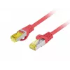 LANBERG Cat.6A S/FTP LSZH Kupfer-Patchkabel 20m Rot - Fluke getestet
