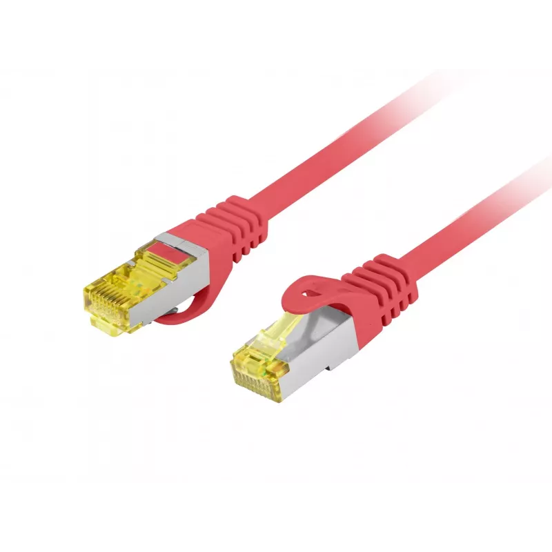 LANBERG Cat.6A S/FTP LSZH Kupfer-Patchkabel 20m Rot - Fluke getestet
