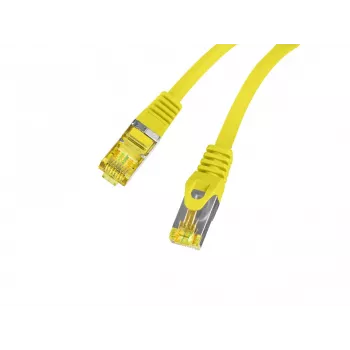 LANBERG Cat.6A S/FTP LSZH Kupfer-Patchkabel 20m Gelb Fluke geprüft