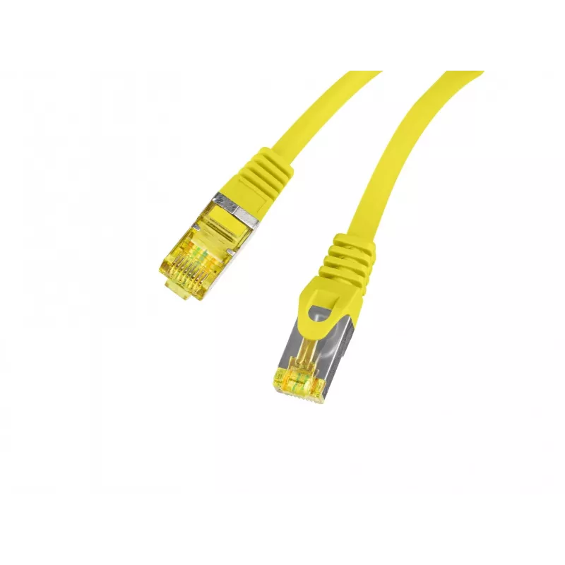 LANBERG Cat.6A S/FTP LSZH Kupfer-Patchkabel 20m Gelb Fluke geprüft