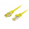 LANBERG Cat.6A S/FTP LSZH Kupfer-Patchkabel 20m Gelb Fluke geprüft