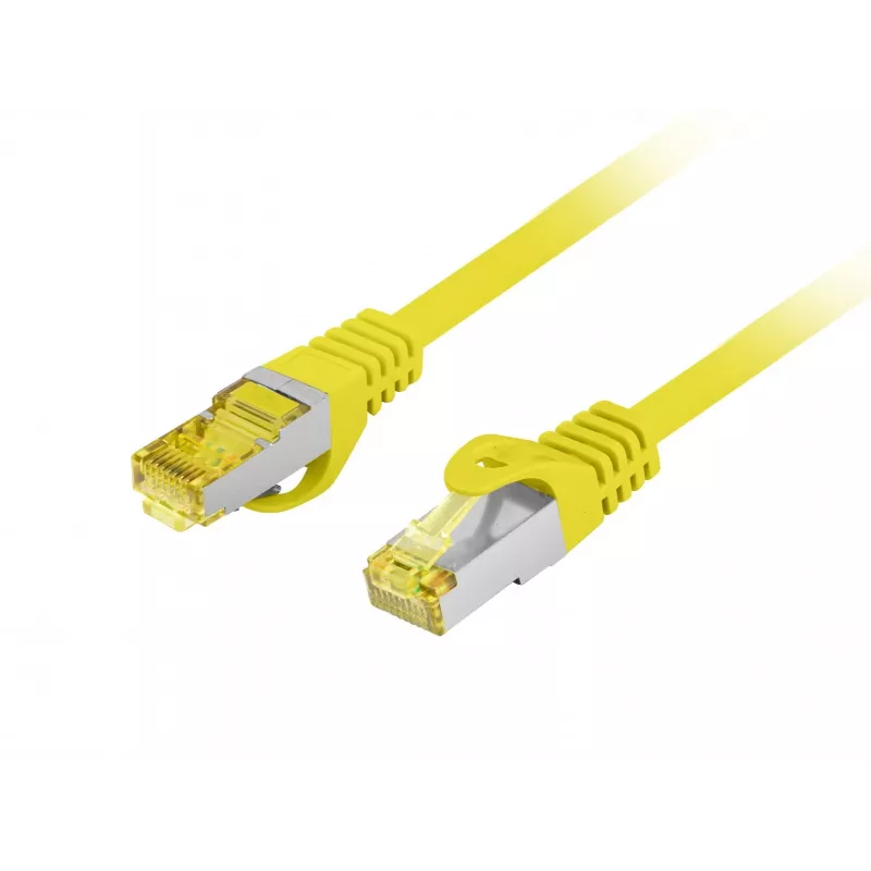LANBERG Cat.6A S/FTP LSZH Kupfer-Patchkabel 20m Gelb Fluke geprüft