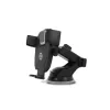 HAMMER Extreme Auto-Halterung Universal Smartphone Windschutzscheibe Armaturenbrett Halterung mit starker Saugnapf, 360° Drehung, verstellbare Klemme, Schwarz