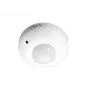 MACLEAN MCE19 Decken-PIR-Bewegungsmelder – 360°-Erfassung, 1200 W Glühlampenlast / 300 W LED-Last, einstellbare Zeit und Lux, Weiß
