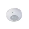 MACLEAN MCE19 Decken-PIR-Bewegungsmelder – 360°-Erfassung, 1200 W Glühlampenlast / 300 W LED-Last, einstellbare Zeit und Lux, Weiß