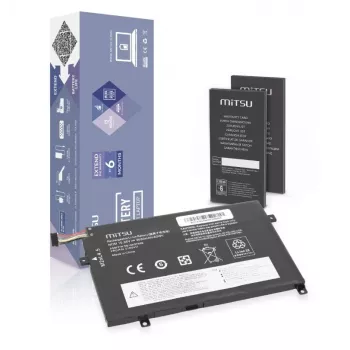 MITSU Akku 01AV411 für Lenovo ThinkPad E470 E475 3650 mAh (40 Wh) 10,95 V