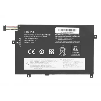 MITSU Akku 01AV411 für Lenovo ThinkPad E470 E475 3650 mAh (40 Wh) 10,95 V