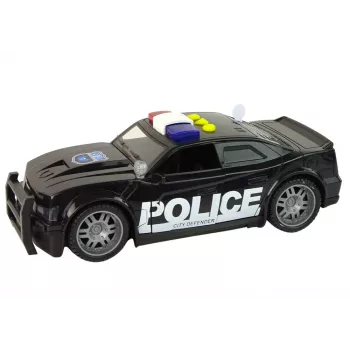 LEAN TOYS Polizeiauto 1:14 RC-Fahrzeug mit Lichtern und Sounds Schwarz