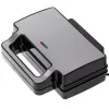 Adler CR 3074 Wasserkocher 1,7 L 2200 W Glas und Edelstahl Schwarz