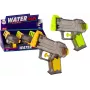 LEAN TOYS Kleine Wasserpistole Transparent Gelb Orange