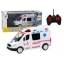 LEAN TOYS 1:16 RC Krankenwagen mit Licht und Sound - Weiß