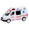 LEAN TOYS 1:16 RC Krankenwagen mit Licht und Sound - Weiß