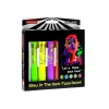 LEAN TOYS Gesichtsbemalungsset Neon Fluoreszierende Stifte 6 Stück