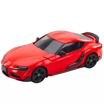 LEAN TOYS Drift-Sportwagen mit austauschbaren Rädern, ferngesteuert, RC 4WD, Rot, Maßstab 1:10