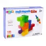 LEAN TOYS Magnetische Bausteine Magic Cube Puzzle 156 Herausforderungskarten 9 Teile