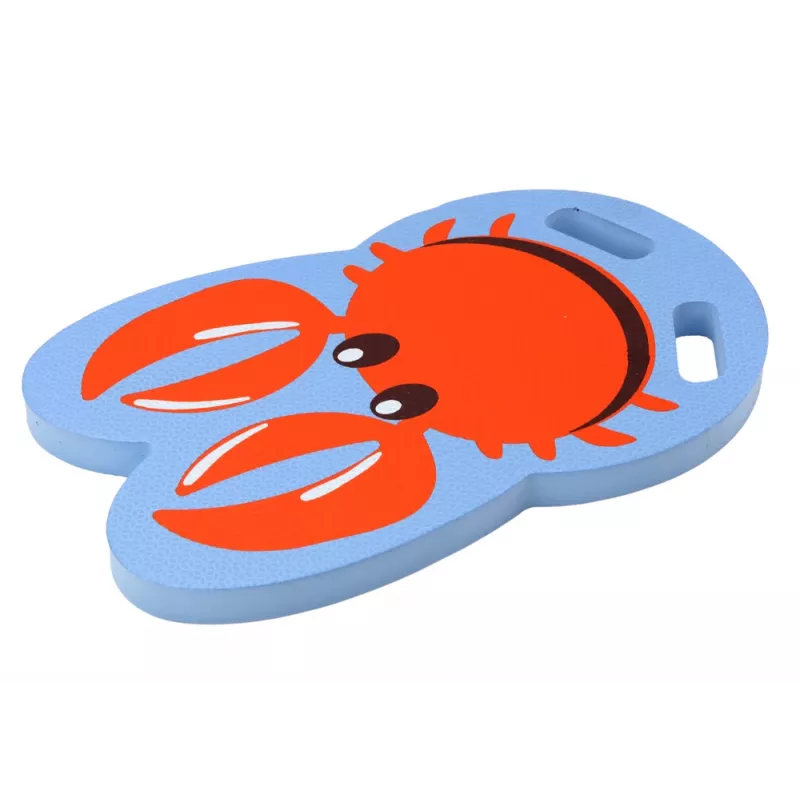 LEAN TOYS Crab Blue Schwimmbrett aus Schaumstoff für Kinder - EVA Kickboard, Auftriebshilfe, EN71