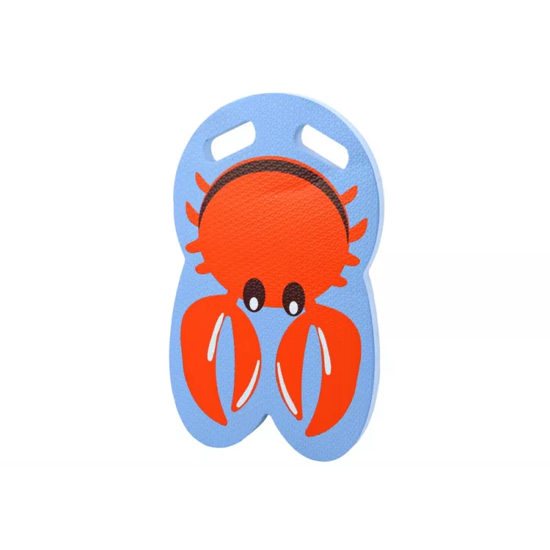 LEAN TOYS Crab Blue Schwimmbrett aus Schaumstoff für Kinder - EVA Kickboard, Auftriebshilfe, EN71