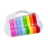 LEAN TOYS Regenbogen-Becken, Kindermusikinstrument, pädagogisch, interaktiv, bunt