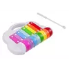 LEAN TOYS Regenbogen-Becken, Kindermusikinstrument, pädagogisch, interaktiv, bunt