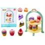 LEAN TOYS Süßigkeiten-Set Kuchen Cupcakes Holzständer