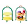 LEAN TOYS Süßigkeiten-Set Kuchen Cupcakes Holzständer