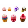 LEAN TOYS Süßigkeiten-Set Kuchen Cupcakes Holzständer