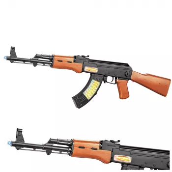 LEAN TOYS AK-47 Spielzeuggewehr für Kinder mit Licht und Sound 68,5 cm