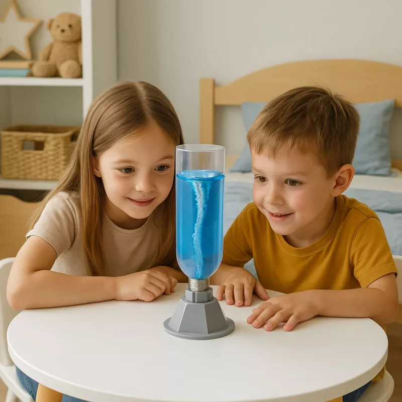 LEAN TOYS DIY Tornado-Simulator Lern-Experimentierbaukasten