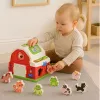 LEAN TOYS Interaktiver Bauernhof mit Musik, Tieren, Lichtern und Geräuschen