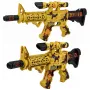 LEAN TOYS Spielzeuggewehr Tarnung Zielfernrohr Beweglicher Schalldämpfer Licht und Sound 54 cm