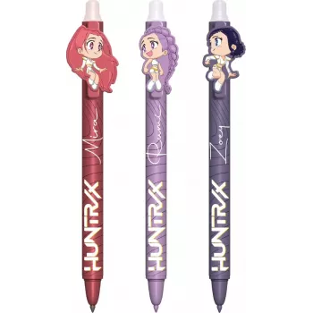 KIDS K-Pop Demon Hunters Gelstift-Set 3er-Pack | 0,7 mm verschiedene Farben