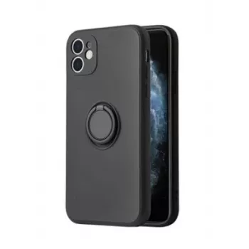 iLike Apple iPhone 13 Pro Silikon-Ringhülle Schwarz