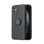 iLike Apple iPhone 13 Pro Silikon-Ringhülle Schwarz