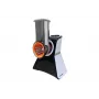 Blaupunkt Slicer FPS502 Elektrische Küchenmaschine 150 W Edelstahl Wellenschliffmesser 190 mm Verstellbare Schnittstärke 0-15 mm Schwarz/Silber
