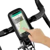 WILDMAN Bike Holder Case S E1 1L Schwarz – Kompakte Fahrrad-Rahmentasche mit Klettverschlüssen