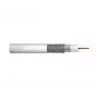 DIGITUS RG-6 Koaxialkabel, 1,05 mm Kupfer, 75 Ohm, doppelt geschirmt (2x Folie + 77% Geflecht), Eca, PVC-Mantel, 305 m, Weiß